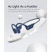 Open-Ear Wireless Earphones Air Conduction Headphones Bluetooth 5.0 with Mic,Titanium Lightweight,Waterproof,Music Answer Phone Call for Running Hiking Driving Cycling