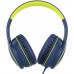 RORSOU R10 On-Ear Headphones with Microphone, Lightweight Folding Stereo Bass Headphones with 1.5M No-Tangle Cord, Portable Wired Headphones for Smartphone Tablet Computer MP3 / 4 (Black)