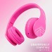 PowerLocus Kids Headphones Over-Ear, Bluetooth Wireless Headphones for Kids,with Microphone, Safe 85DB Volume Limited, Foldable with Carry Case, Audio Cable, Micro SD mode for Online Classes,PC,Phones
