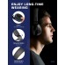 On-Ear Headphones with Microphone, Universal Foldable Wired Headphones for Adults Children Boys Girls Kids, Lightweight Portable Stereo Headphones with 1.5M Tangle-Free Cord for School Home Travel