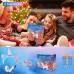 Kids Headphones, Unicorn Bluetooth/Wired Headphones with Microphone Adjustable Headband,85dB Volume Limited HD Sound Headphones for School, Birthday, Xmas, Unicorn Gift (Diamond Blue)